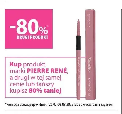 Kredka do ust Pierre René Lip Matic promocja w Hebe