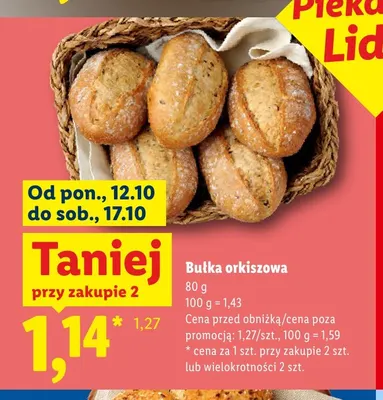 Bułka orkiszowa promocja w Lidl