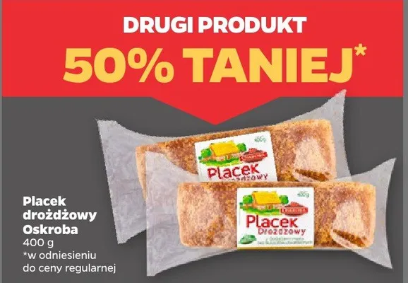 Placek drożdżowy Netto promocja w Netto