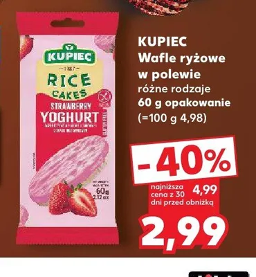 Wafle ryżowe w polewie Kupiec promocja w Kaufland