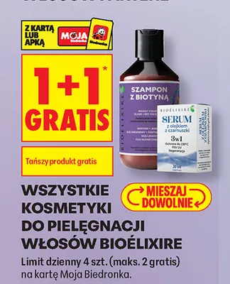 Serum z olejkiem z czarnuszki Bioélixire promocja w Biedronka
