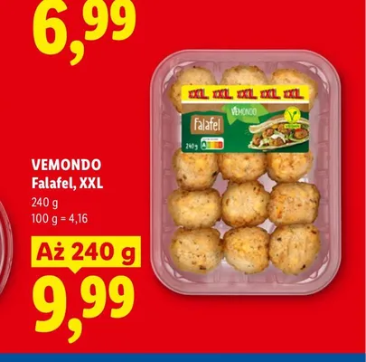 Falafel Vemondo XXL promocja w Lidl