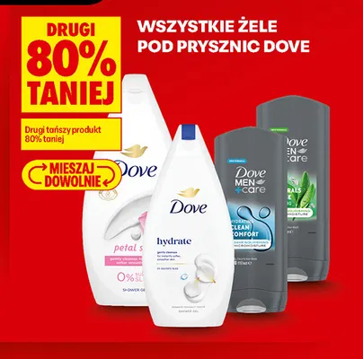 Żel pod prysznic Dove Hydrate promocja w Biedronka