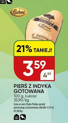 Pierś z indyka gotowana promocja w Chata Polska