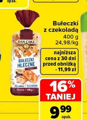 Bułeczki z czekoladą Dan Cake promocja w Carrefour