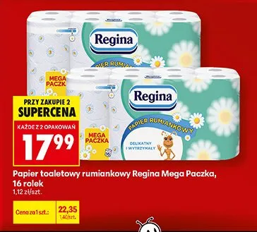 Papier toaletowy rumiankowy Softella promocja w Biedronka