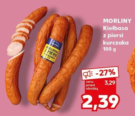Kiełbasa z piersi kurczaka promocja w Kaufland