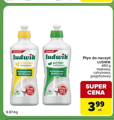 Płyn do naczyń Ludwik cytrynowy promocja w Carrefour Express
