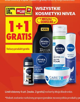 Kosmetyki Nivea promocja w Biedronka