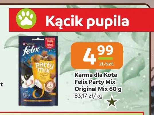 Karma dla kota Felix Party Mix Original Mix promocja w Społem Częstochowa