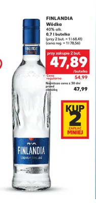 Wódka Finlandia promocja w Kaufland