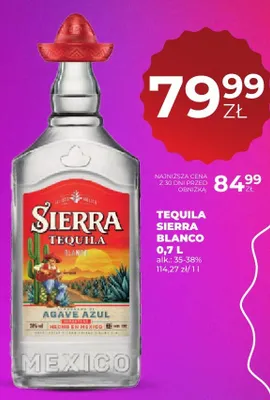 Tequila Blanco promocja w Duży Ben
