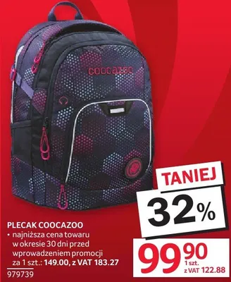 Plecak COOCAZOO promocja w Selgros