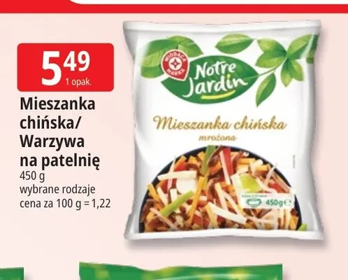 Warzywa na patelnię Notre Jardin promocja w Leclerc