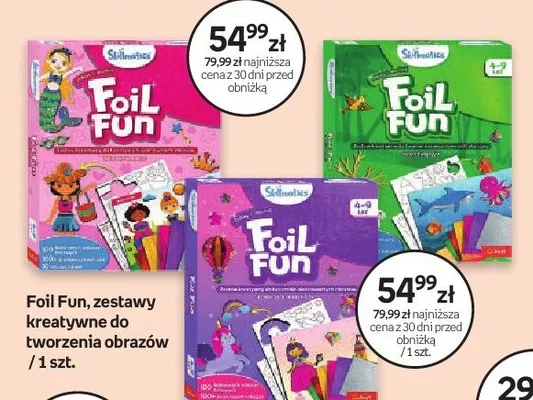 Zestawy kreatywne do tworzenia obrazów Foil Fun promocja w Empik