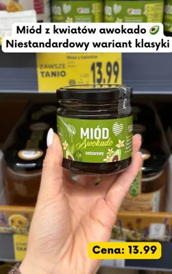 Miód awokado nektarowy promocja w Kaufland