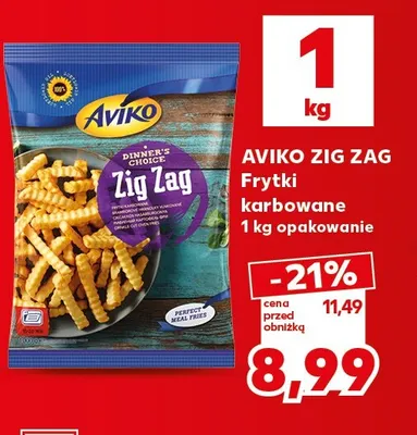 Frytki karbowane Aviko Zig Zag promocja w Kaufland