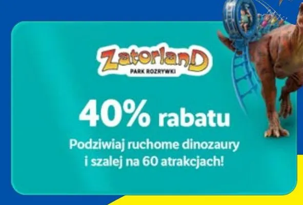 Bilet do Parku Rozrywki Zatorland promocja w Lidl