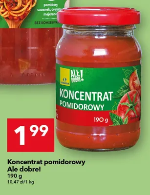 Koncentrat pomidorowy Ale dobre! promocja w LEWIATAN