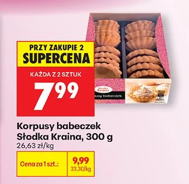 Korpusy babeczek  promocja w Biedronka