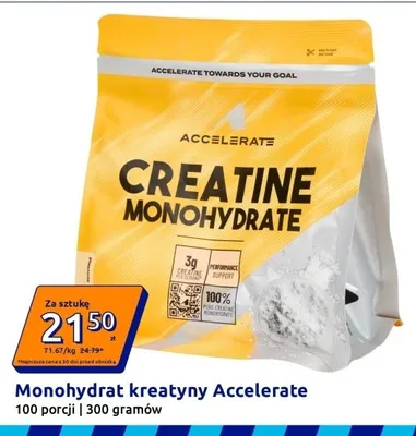 Monohydrat kreatyny Accelerate 100 porcji promocja w Action