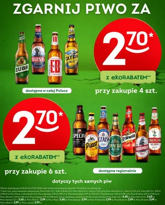 Piwo EB promocja w Żabka