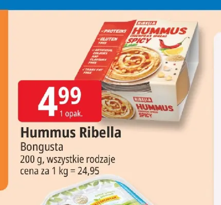 Hummus Ribella promocja w Leclerc