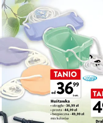 Huśtawka okrągła promocja w Intermarche