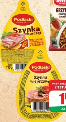 Szynka z kurcząt promocja w Dino