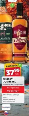 Whisky Joe Rebel cherry promocja w Stokrotka