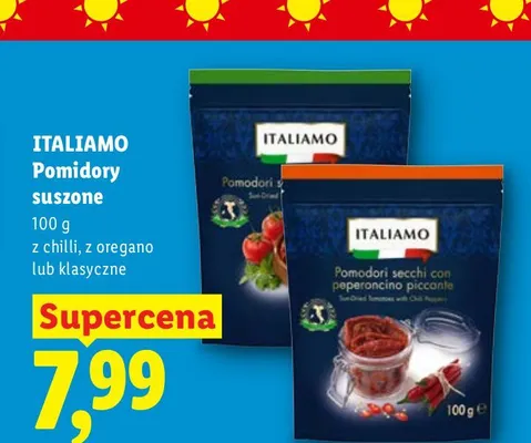 Pomidory suszone Italiamo klasyczne promocja w Lidl