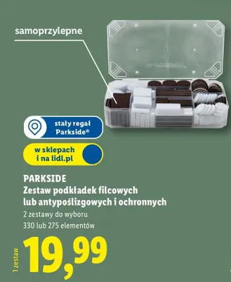 Zestaw podkładek filcowych lub antypoślizgowych i ochronnych promocja w Lidl