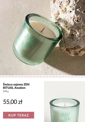 Świeca sojowa ZEN RITUAL Awaken promocja w Homla