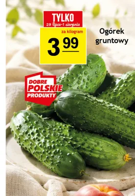 Ogórek gruntowy promocja w Gram Market