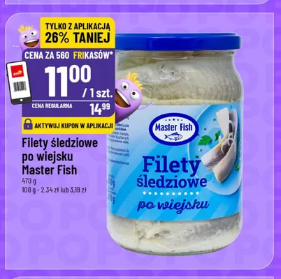Filety śledziowe po wiejsku Master Fish promocja w POLOmarket