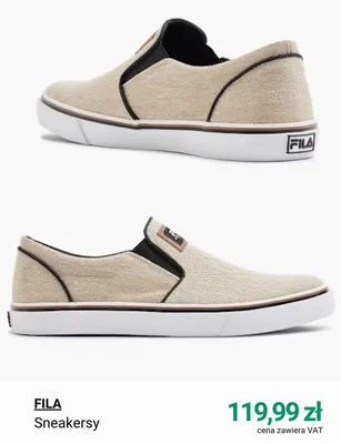 Sneakersy FILA promocja w Deichmann
