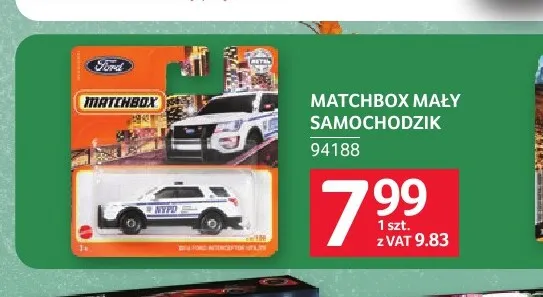 Matchbox mały samochodzik promocja w Selgros