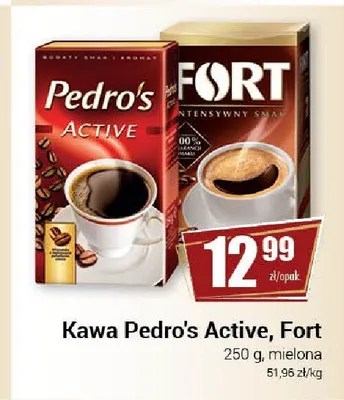 Kawa mielona Pedro's Active promocja w Premium Nasz Sklep