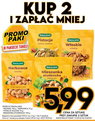 Mieszanka studencka klasyczna Bakalland promocja w Kupiec
