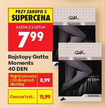 Rajstopy Moments 40 den promocja w Biedronka