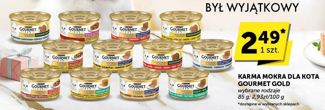Karma mokra dla kota Gourmet Gold promocja w ABC