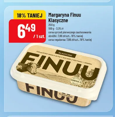 Margaryna Finuu Klasyczne promocja w POLOmarket