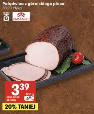 Polędwica z góralskiego pieca promocja w Delikatesy Centrum