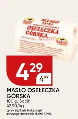 Masło promocja w Chata Polska