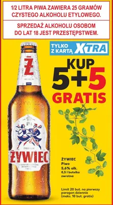 Piwo 5,6% alk. promocja w Kaufland
