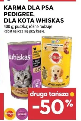 Karma dla kota Whiskas promocja w Stokrotka