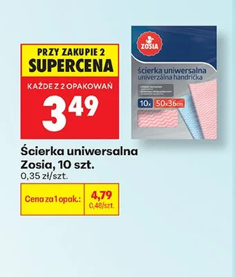 Ścierka uniwersalna Zosia promocja w Biedronka