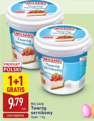 Twaróg sernikowy promocja w Aldi