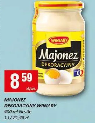Majonez dekoracyjny Winiary promocja w Chorten