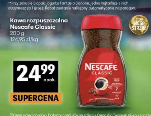 Kawa rozpuszczalna Nescafe Classic promocja w Delikatesy Centrum